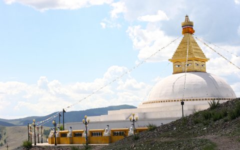Mongolia - wycieczka, wyprawa objazdowa, Amarbayasgalant Monastery klasztor.jpg